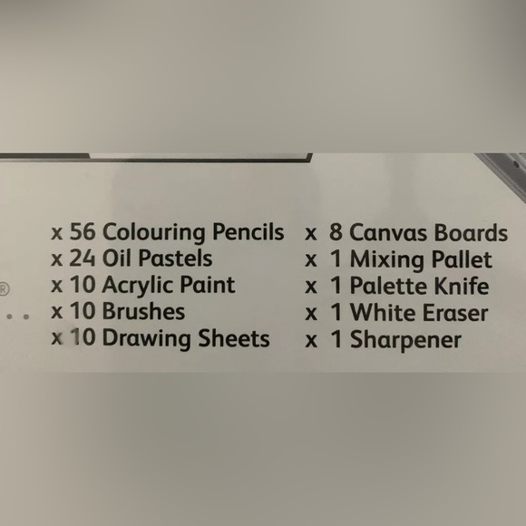 ARTIST KIT 122 PCS Daler Rowney Complete Artist Kit Pencils Oil Pastels Met case - Picture 3 of 6